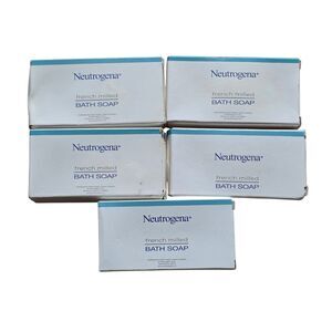 Neutrogena French Milled Bath Soap Travel Sized Lot of 5 NEW